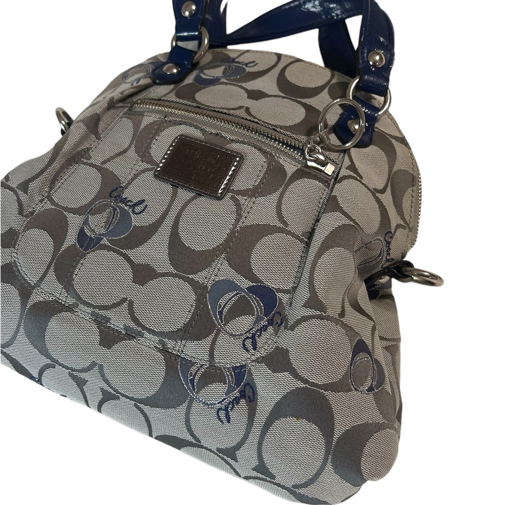 Coach Signatures Poppy Blue/Grey handbag